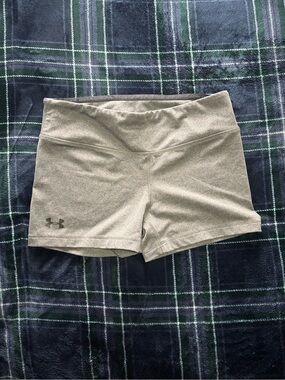 Under Armour dark grey spandex shorts. Size S.
